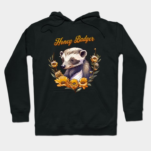 Honey Badger Hoodie by valentinahramov